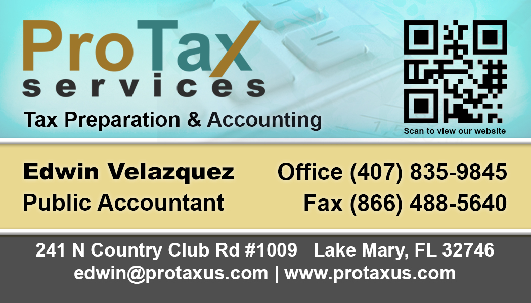 ProTax Services -  Edwin Velazquez